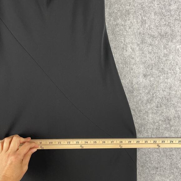 VTG Jones New York Evening Maxi Dress Women 10 Black Beaded Sheer Whimsigoth 90s - Picture 7 of 15